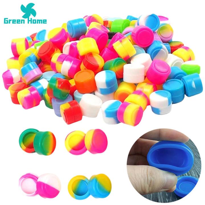 Elastic Silicone Storage Container Multi-use Silicone Storage Jars Non-stick Microwave Freezer Safe 50/20/10 Pcs Silicone Storage Containers