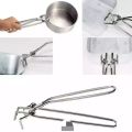 Anti-hot Clamp Gripper Stainless Steel Non-magnetic Hot Bowl Clip Pot Dish Holder Steamer Lifter Picker Heat Insulation Plate Tong. 