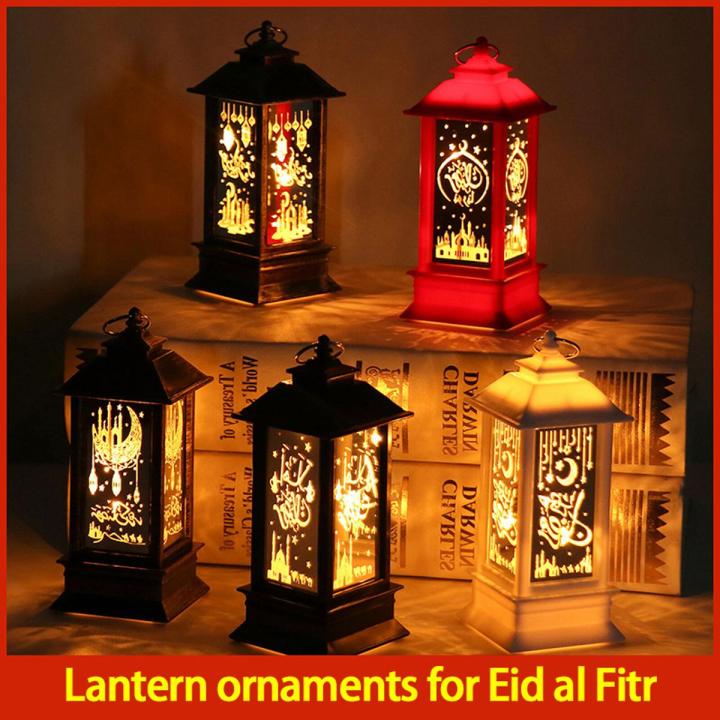LED Ramadan Lights Hanging Lantern Ramadan Decor For Home Eid Muslim Party Decor Adha Ramadan Gifts hot sell