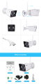 Sricam SP023 WiFi Security IP Camera 1080P Wireless  Home Surveillance Outdoor Bullet Camera Night Vision, Motion Detection, Activity Alert, Compatible with Onvif. 