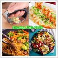 Manual Garlic Press Rocker with Handle Stainless Steel  Garlic Crusher Squeezer Slicer Mincer Metal Ginger Garlic Chopper Kitchen Gadget Tool Garlic Cutter Creative Hand Press Garlic Tools Kitchen Gadgets Tool For Garlic Paste. 