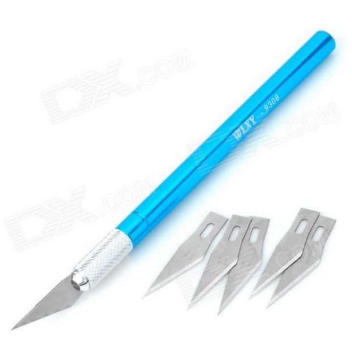 Set of 7 Metal Precision Cutting knife Pen Cutter Precision Knives Extractor Style Hobby For Crafts Art Cutting Chisel Tool Sculptor Paper Carving Polymer Clay