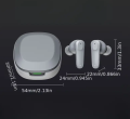 WIRELESS EARBUDS With Crystal Silicon Case With Type C Charging With Built in Mic 10m Transmission Bluetooth Wireless Earbuds Sport Headset For All Bluetooth Smart Devices. 
