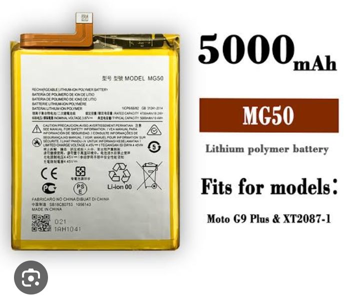 MG50 BATTERY Motorola Moto G9 Plus (XT2087) Battery MG50 5000MAH