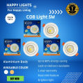 5W COB Lights - COD Downlight With One Year Warranty - Happy Lights. 