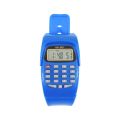 Handheld Pocket Calculator Watch Kids Watch Silicone Multi-purpose Date Time Electronic Wrist Calculator Watch Exam Tool. 