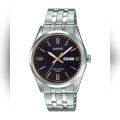 Original Casio - MTP-1335D-1A2VDF - Stainless Steel Wrist Watch for Men. 