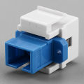 Keystone Jack SC Fiber Optic Module Adapter SC f / F Keystone Module Coupler For Wall Panel Terminal Block Panel Mounting Box Adapter YAFENG. 