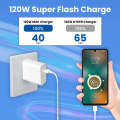 Vivo 120W Gan Flash Charger with 120 Watt 6A Flash ChargingType C Cable | 120 Watt Charger With 6A Data Cable For Vivo | Vivo 120 Watt Super Fast Adapter With 6A Cable For Vivo IQOO 10 9 8 7 6 5 Pro Neo 7SE Z7 Z6 X90 X80 X70 Pro. 