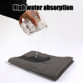 Magic Glass Wiping Rags Multifunction Microfiber Thin Windows Mirror Cleaning Cloths Home Car Washing Towel Kitchen Bathroom Clean Tools 1Pcs. 