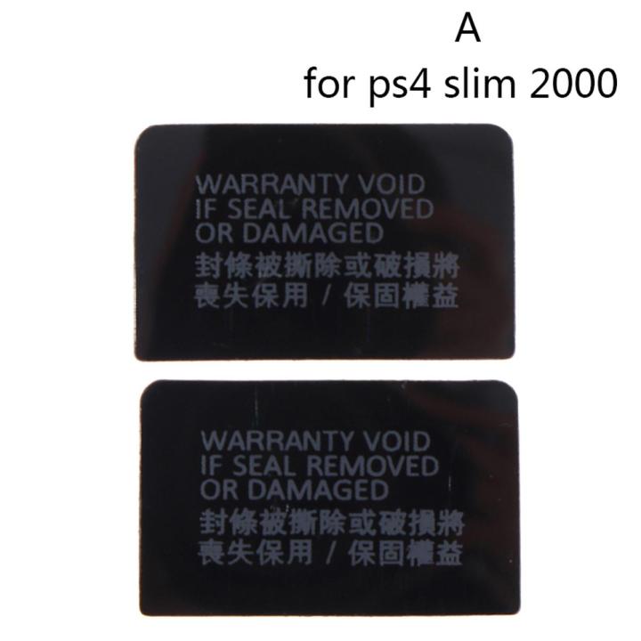 2pcs Host Seal Sticker Label for PS4 1000/1100 1200 for slim 2000 for ps4 pro