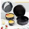 Pack Of 3 Non-Stick Round Cake Pan Set. 
