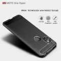 Motorola One Hyper Case Soft Silicon ShockProof Carbon Fiber Cover For Moto One Hyper. 