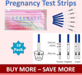 10 pcs Accurate Pregnancy Test Strip original high Quality easy to use. 