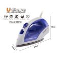 New Panasonic NI-E510 U-Shape Steam Iron - Curved Soleplate - Vertical Steam - Powershot - Auto Anti-calc  Dry & Steam Iron -  1950 W-2380 W - Multi-colour. 
