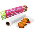 Hygienic Baking Paper Roll Shawarma Paper, Butter Paper Roll - 12 Inch X 5 M, White. 