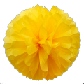 PAPER FLOWER POM POM - 9.5 INCH FLOWER POM POM - PARTY DECORATION POM POM. 