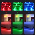 PACKIFY RGB LED Strip Lights 15 Feet Self-Adhesive Waterproof Color Changing Remote Control Complete kit with 12V Adapter 2835. RGB Lights Strip for PC Gaming, Bedroom, Kitchen, and Home Decoration. 