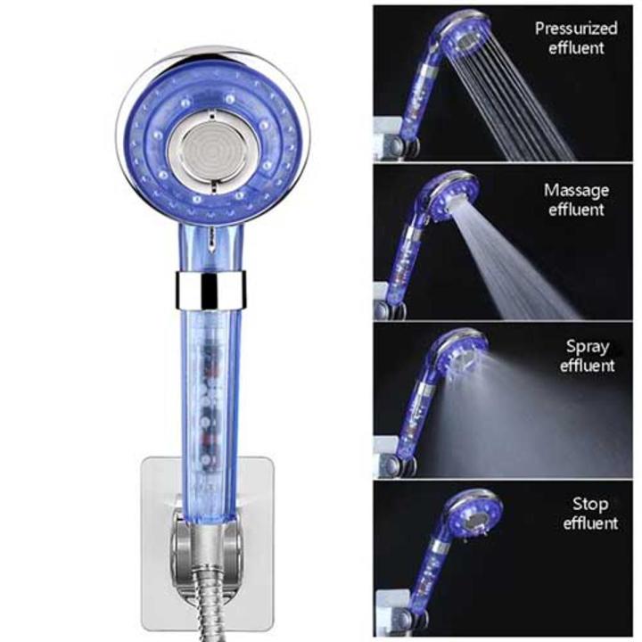 Adjustable 3 Modes Spray Water Saving SPA Shower Head High Pressure ...