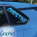 Custom Vinyl Lettering / Choose Any *Color* Text* / Design Your Own Decal / Size 6"x15" inch Car, Truck, Boat, Door, Window, Banner, Sign (Letters & Numbers) Personalized Sticker. 