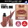 Maybelline New York Superstay Vinyl Ink Longwear Liquid Lipstick, 120, Punchy. 