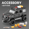 1:24 Mercedes-Benz BRABUS G550 4X4 Modified version Diecast Metal Alloy Model car Sound Light Pull Back Collection Kids Toy Gift. 