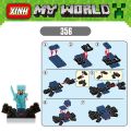 2in1 Custom LEGO MINECRAFT Mini Figures Story Mode Steve Alex Wither Golem. 