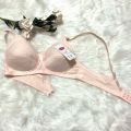 Yalih Pure Cotton AB Cup Thin Cotton Middle-Aged and Elderly Wireless Bra Cotton Breathable Teenage Girl Puberty Bra. 