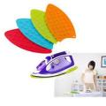 01 Pc Creative Anti-slip Heat Resistant Silicone Iron Mat Hot Safety Protection Ironing Rest Pad Insulation Boards (Multicolour). 