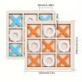 Tik Tak Toe Wooden Puzzle Game For Kids (Random Color) One Piece. 