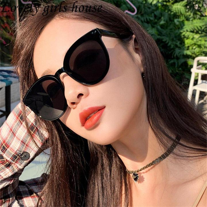 Korean Style Square Sunglasses for Men Women Aesthetic Shades Sunglasses UV400 Eyeglasses Colour