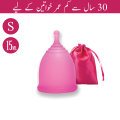 WANTER High Quality Menstrual Cup, Reusable Menstrual Period cup, Period Cup, Silicone Menstrual cup, Silicone Period Cup, Period Cup, Period Accessories, Menstrual Period Cup For Women And Gilrs, Small, Medium And Large Size. 