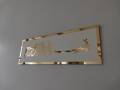 Bismillah Wall Art White MDF  and Golden Acrylic , Wall frame for Home decor , office decor, cafe decor , Wall Decor for GIFT. 