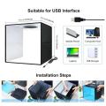 MAAOZ New 40 to 80 cm Photo Studio Box Photography Backdrop Portable Softbox LED Light Photo Box Fold Photo Studio Soft Box. 