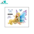 Green Home Luminous Sticker Smooth Cartoon Mermaid Luminous Wall Sticker. 