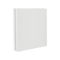 EASE Pack of 2 Medium Grain Stretched Painting Canvas with Wooden Frame, 12 x 12 inch, Set of 2 for Painting and Art Work. 