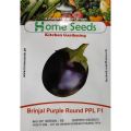 Seeds- Brinjal Round Purple PPL F1 Hybrid. 