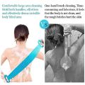 2 pcs Combo Silicone Body Massage Bath Brush with Soap Dispenser and Silicon Body Back Scrubber & Massager for Deep Cleaning, Exfoliating& Massaging Hair Scalp & Body (Multicolor). 