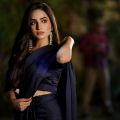 Stitched Shamoz Silk Saree for Women and Girls. 