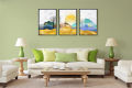 3 Pieces wall art wall decoration frame photo frames for wall picture frames wall decoration for room decoration items home decor items. 