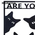 Black Cat Bathroom Sign Adorable Cat Bathroom Wall Sign Funny Restroom Toilet Decor for Cat Lovers Cute Kitten Metal Plaque Perfect Gift for Animal Lovers Family Room Cat Sign. 