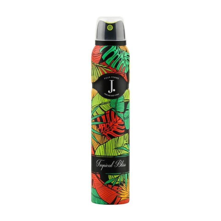 J. Junaid Jamshed TROPICAL BLISS 200 ML Body Spray - designcode: PL159851-200-999-L