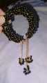 Handmade Necklace & Bangle Set for Women – Stylish Resin Jewelry Set – Elegant Gift for Girls. 