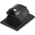 Wire finishing clip-70 x self-adhesive cable clamp-Black. 