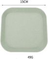 10 Pieces Household Food Grade Plastic Plate Spit Bone Dish Set  Square For Dining Table. 