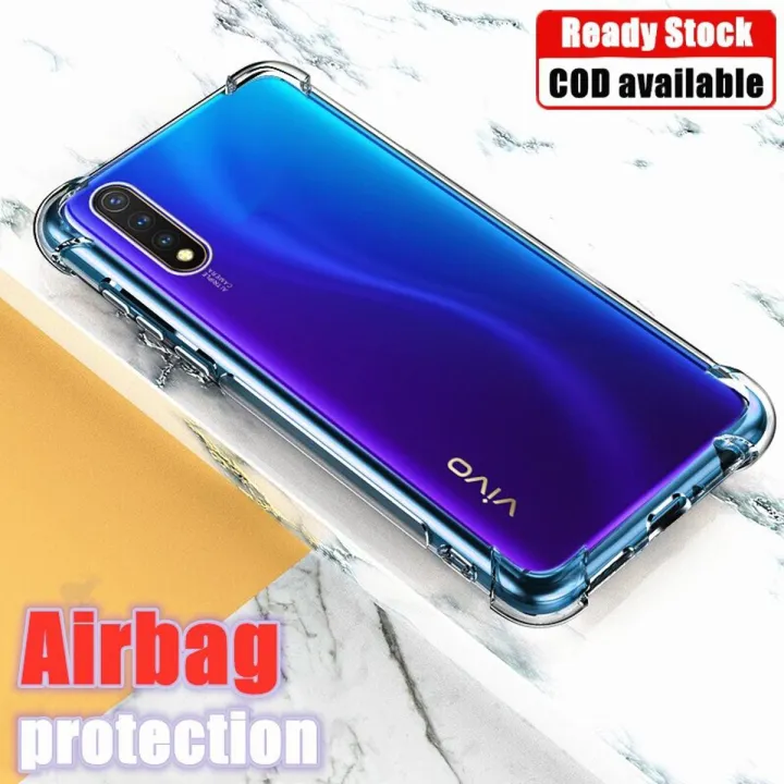 lthmy for Vivo S1 1907 V1907 1907 19 Soft Gel Jelly Case Transparent Full Protective Anti-Scratch Resistant Back Cover Skin