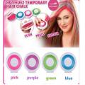 4 Hair Chalk Powder Dye Soft Pastel Salon Hair Color Crayon Fashion DIY Temporary Wash-Out Key Features:  ➔ Temporary Fun: Change your hair color without commitment – washes out completely. ➔ Soft Pastel Finish: Adds a professional salon-like touch with s. 