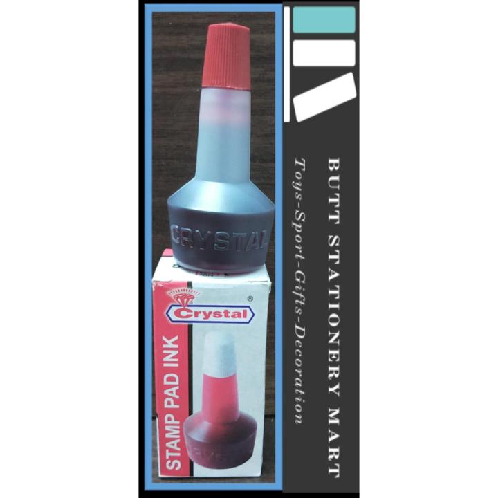 CRYSTAL Stamp Pad Ink Refill Red