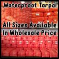 WATER PROOF TARPAL ORANGE | PLASTIC TARPAULIN | LONG LASTING RAINPROOF TARPAL. 