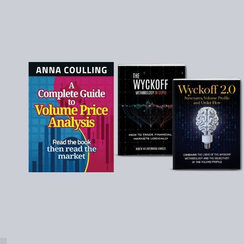 Best Combo Trading Books 1,A Complete Guide To Volume Price Analysis by Anna Coulling 2 The Wyckoff Methodology in Depth 3 Wyckoff 2.0